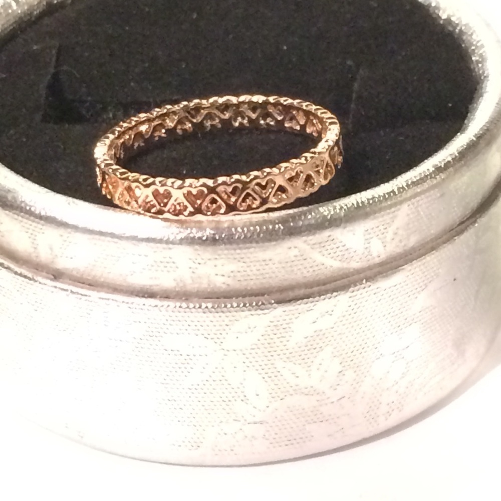 Chain of Hearts Midi Ring - Picture 1 of 4